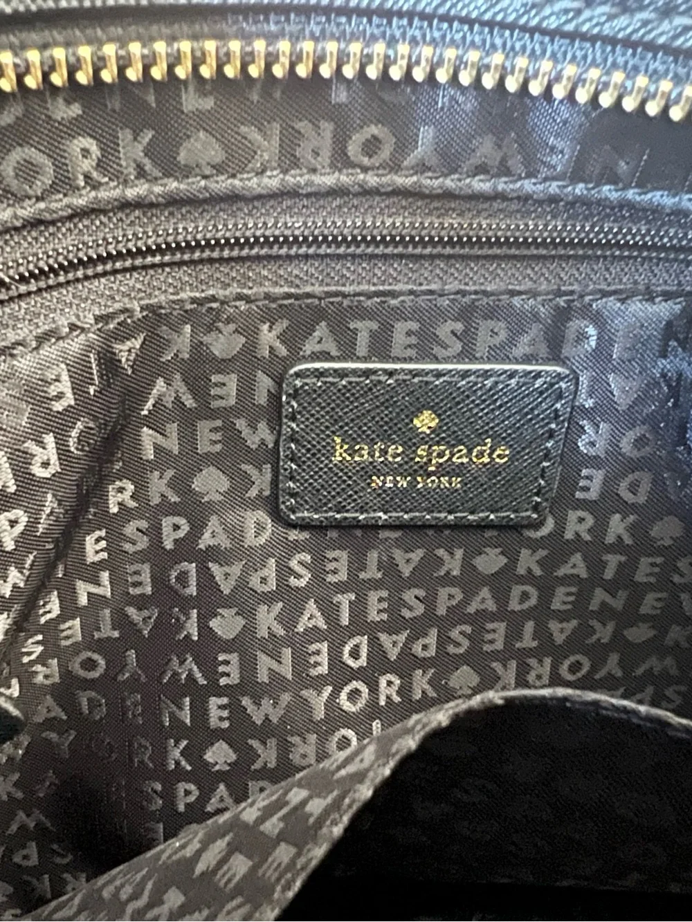 Kate Spade New York Laurel Way Reese Satchel Bag In Black EUC Saffiano Leather